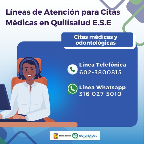 canales de atencion cita quilisalud